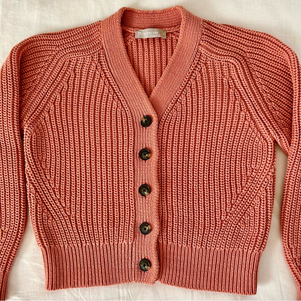 Everlane cotton knit cardigan